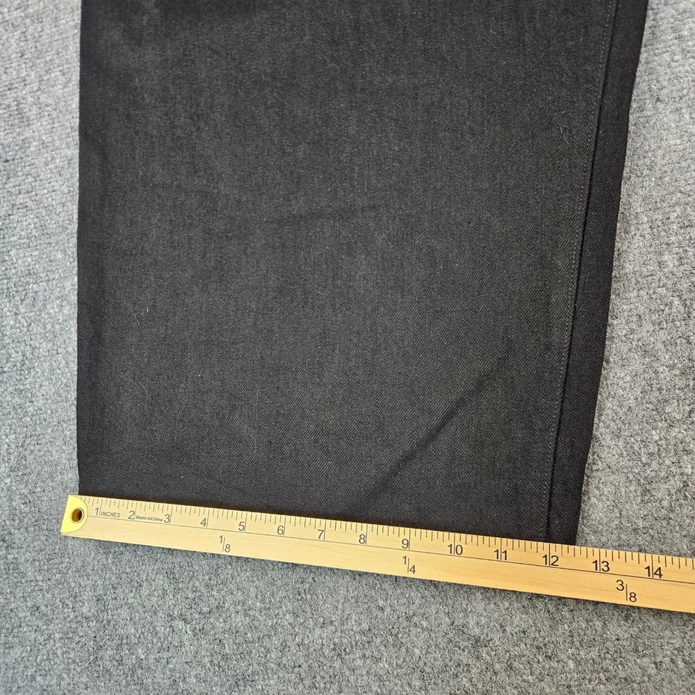 $248 Levis Wide Pleat Crop Japanese Fabric Jeans Mens 36 Black Denim NEW